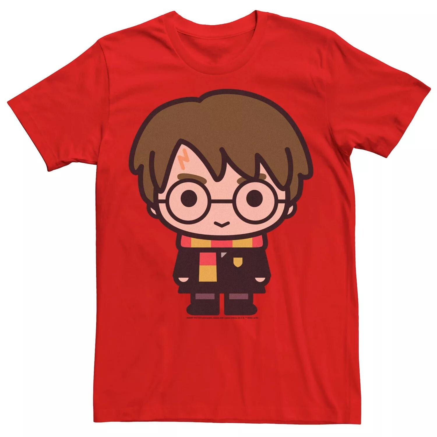 

Мужская милая футболка с портретом в мультяшном стиле Harry Potter