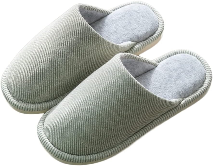 

Домашние тапочки Rojeam Winter теплые для дома, для улицы и дома, с нескользящей подошвой, для мужчин и женщин, зеленый
