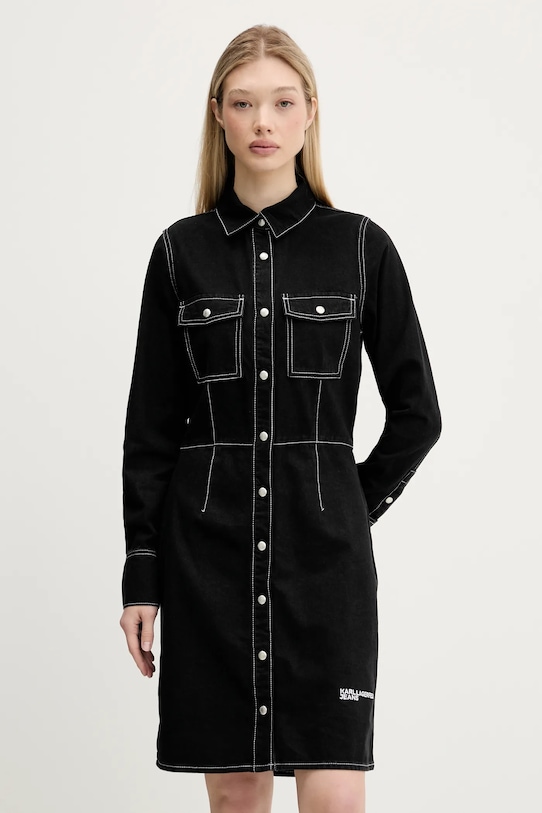 

Джинсовое платье Karl Lagerfeld Jeans, черный