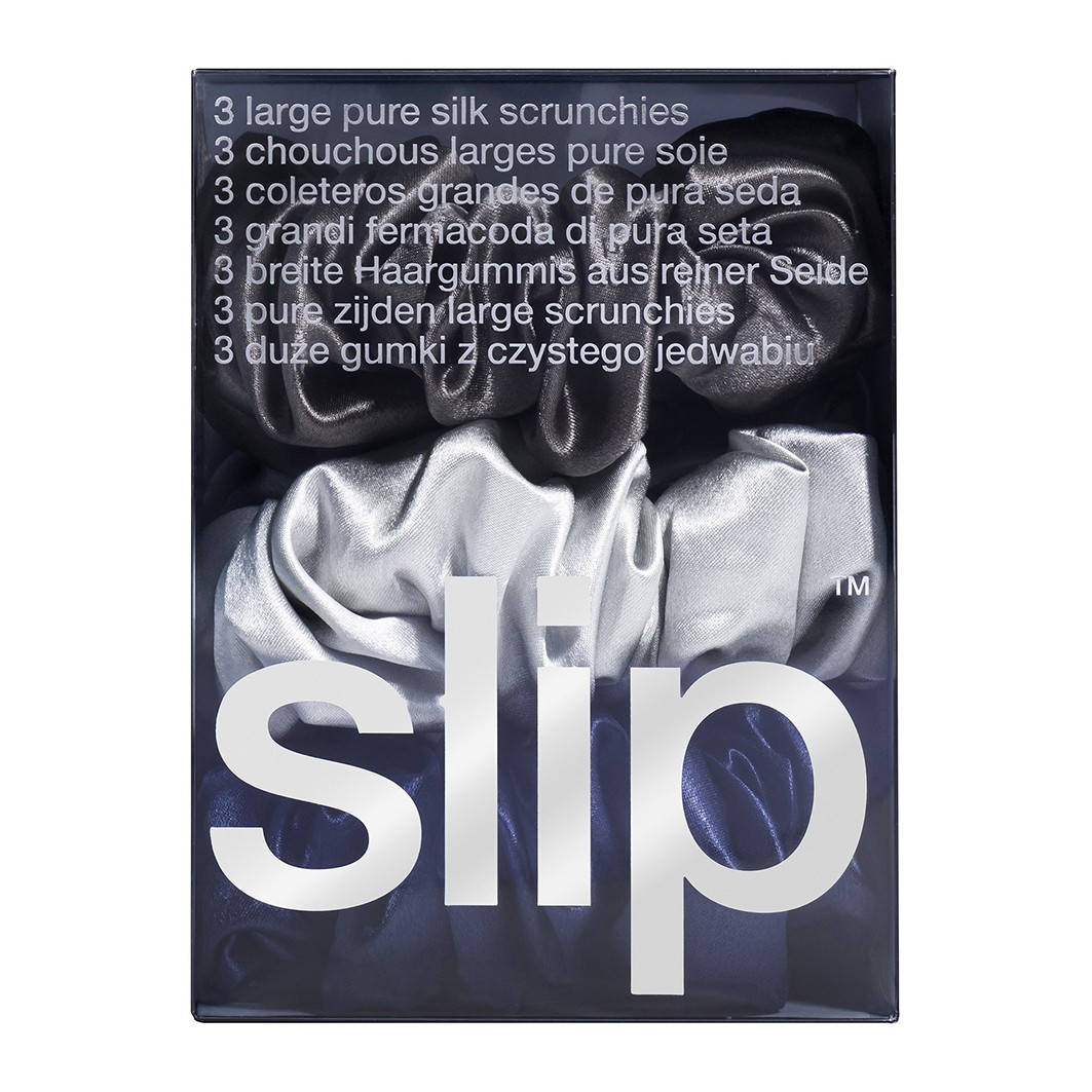 Резинка для волос pure silk scrunchies large Slip, количество 1 шт. — фото 2