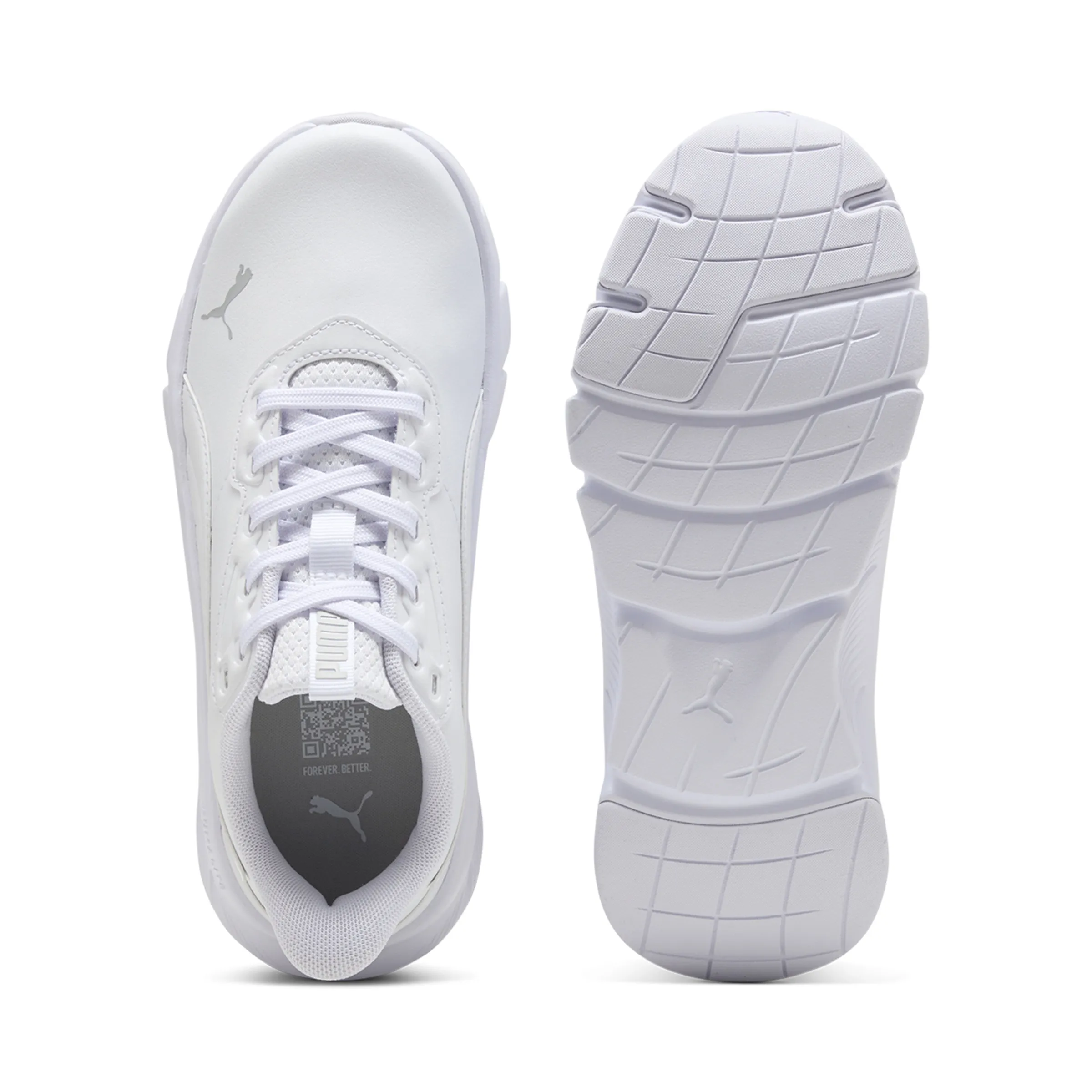 Детские кроссовки Flexfocus Lite Modern SL Jr Puma, белый — фото 3