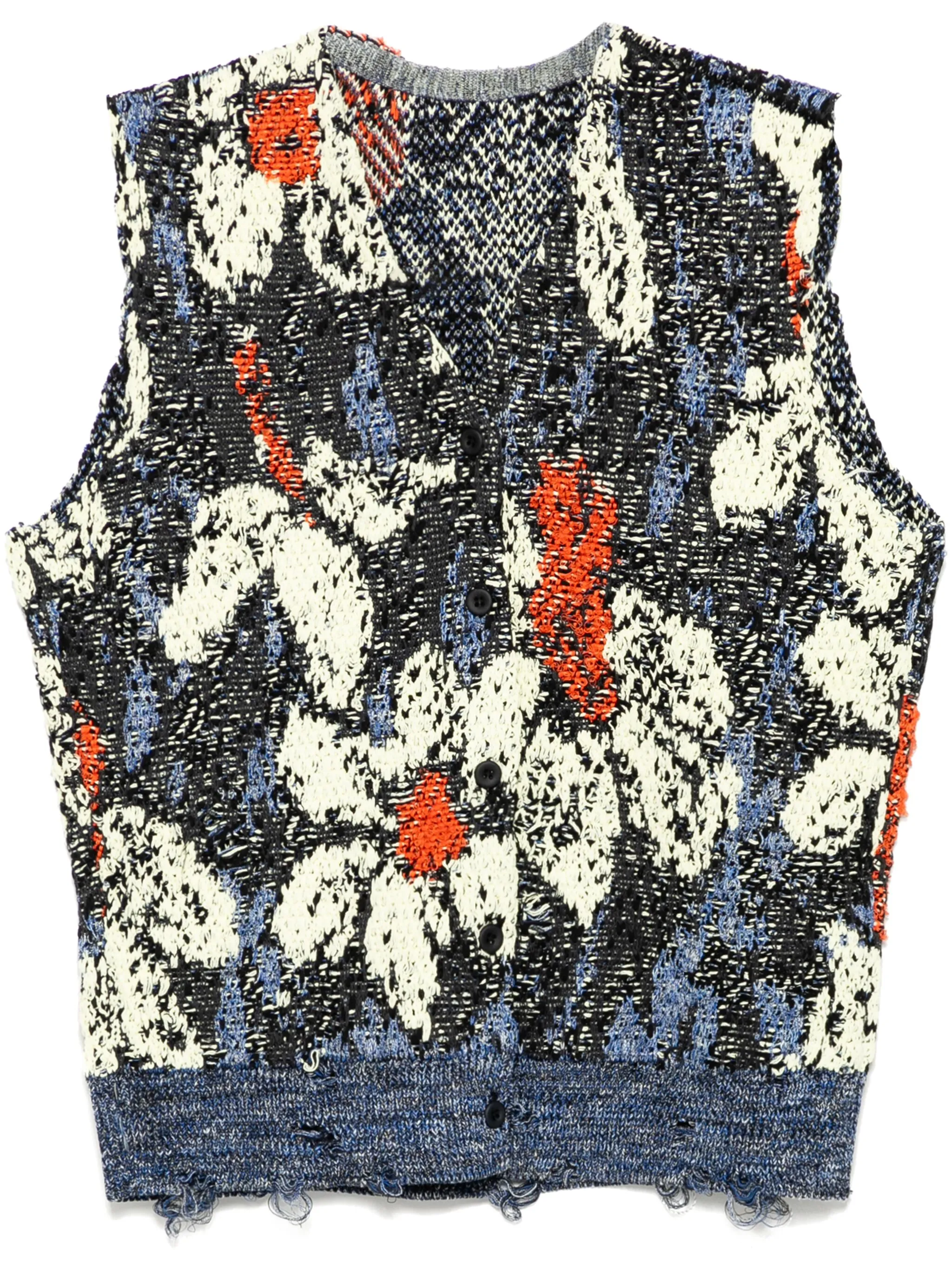 

Джемпер с V-образным вырезом Jnby, синий