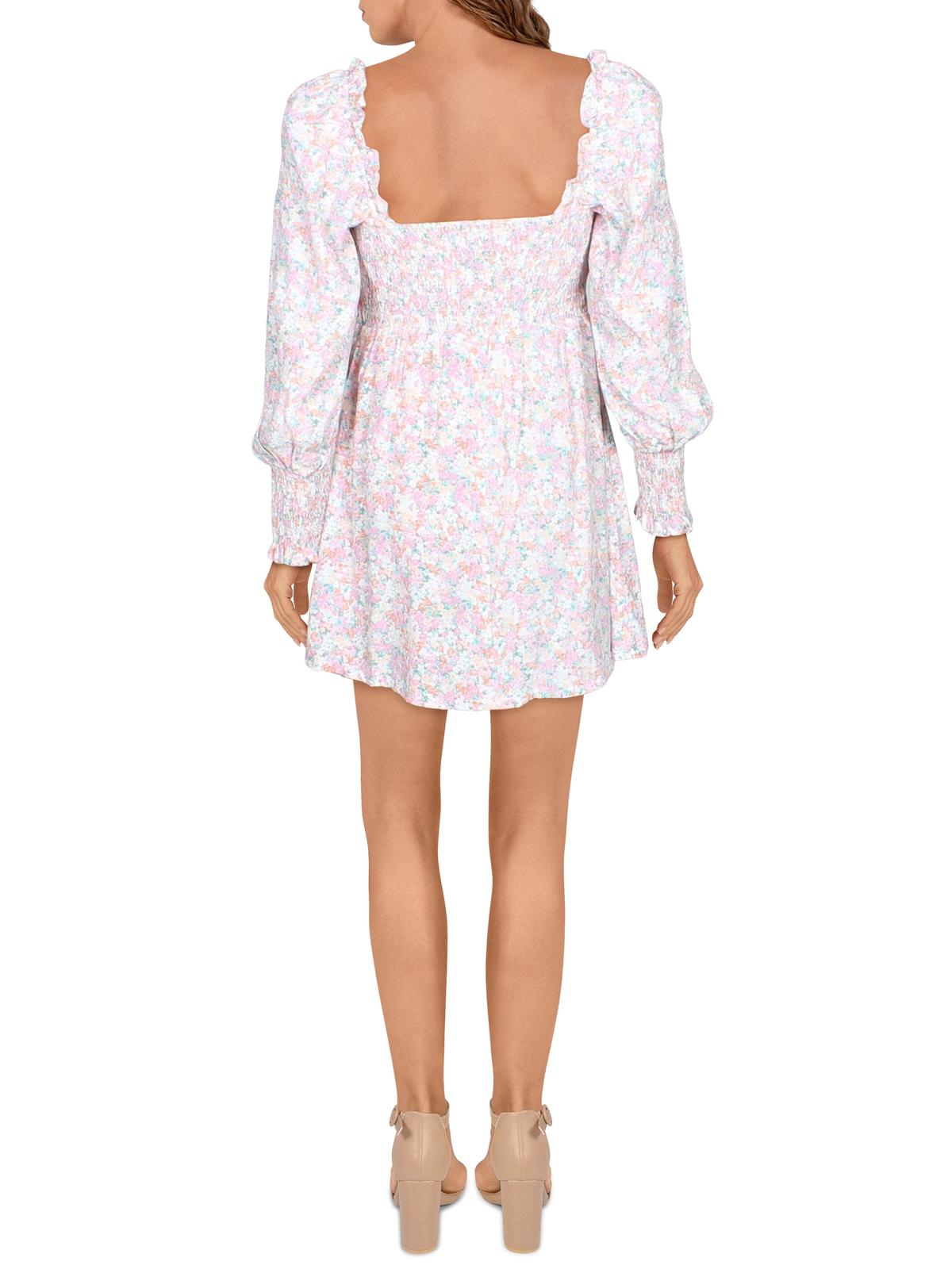 

Ira Женское мини-платье с цветочным принтом и сборками FAITHFULL THE BRAND, цвет vionette floral pink