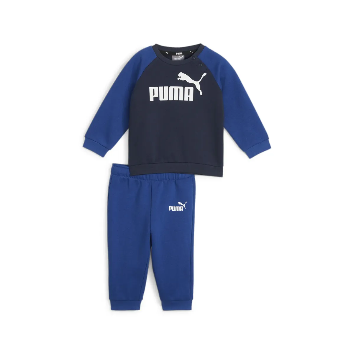 

Спортивный костюм PUMA "Комплект Minicats Essentials из спортивных штанов и маленькой рубашки реглан", цвет Cobalt Glaze Blue