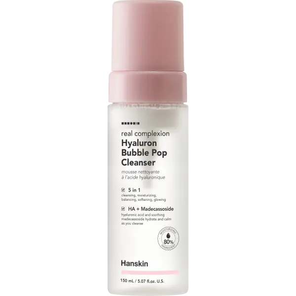 

Очищающая пенка для лица с гиалуроновой кислотой Hanskin Real Complexion, 150 мл