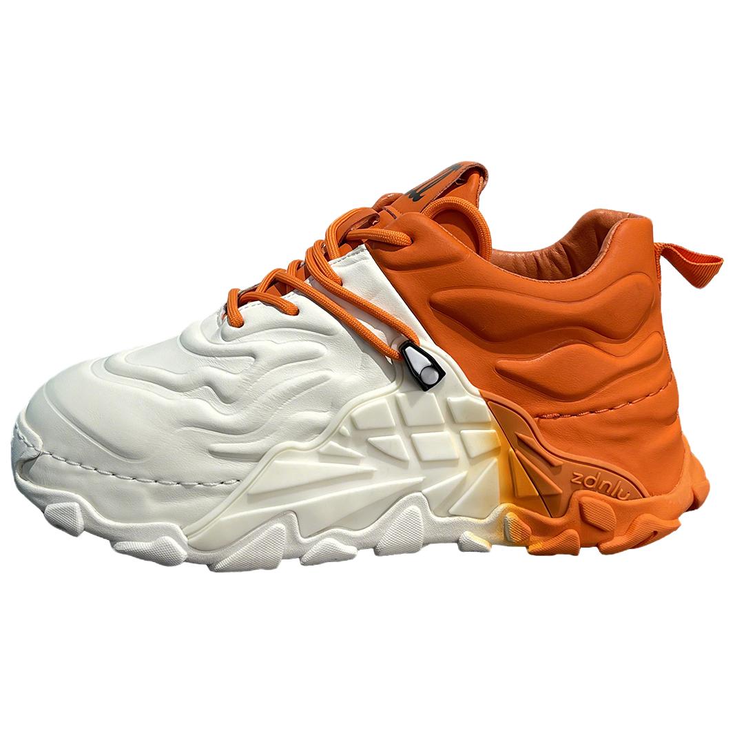 

Мужские повседневные туфли средней высоты Banas, White Orange