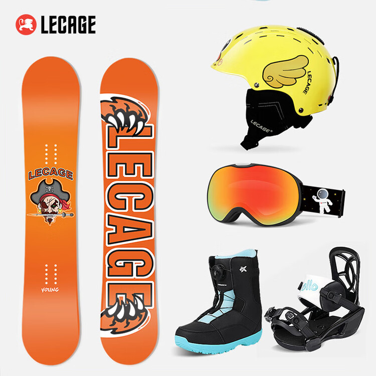 

HEAD Детский лыжный комплект LECAIGE с быстросъемными ботинками и креплениями, шлемом и очками (5 предметов), 100см