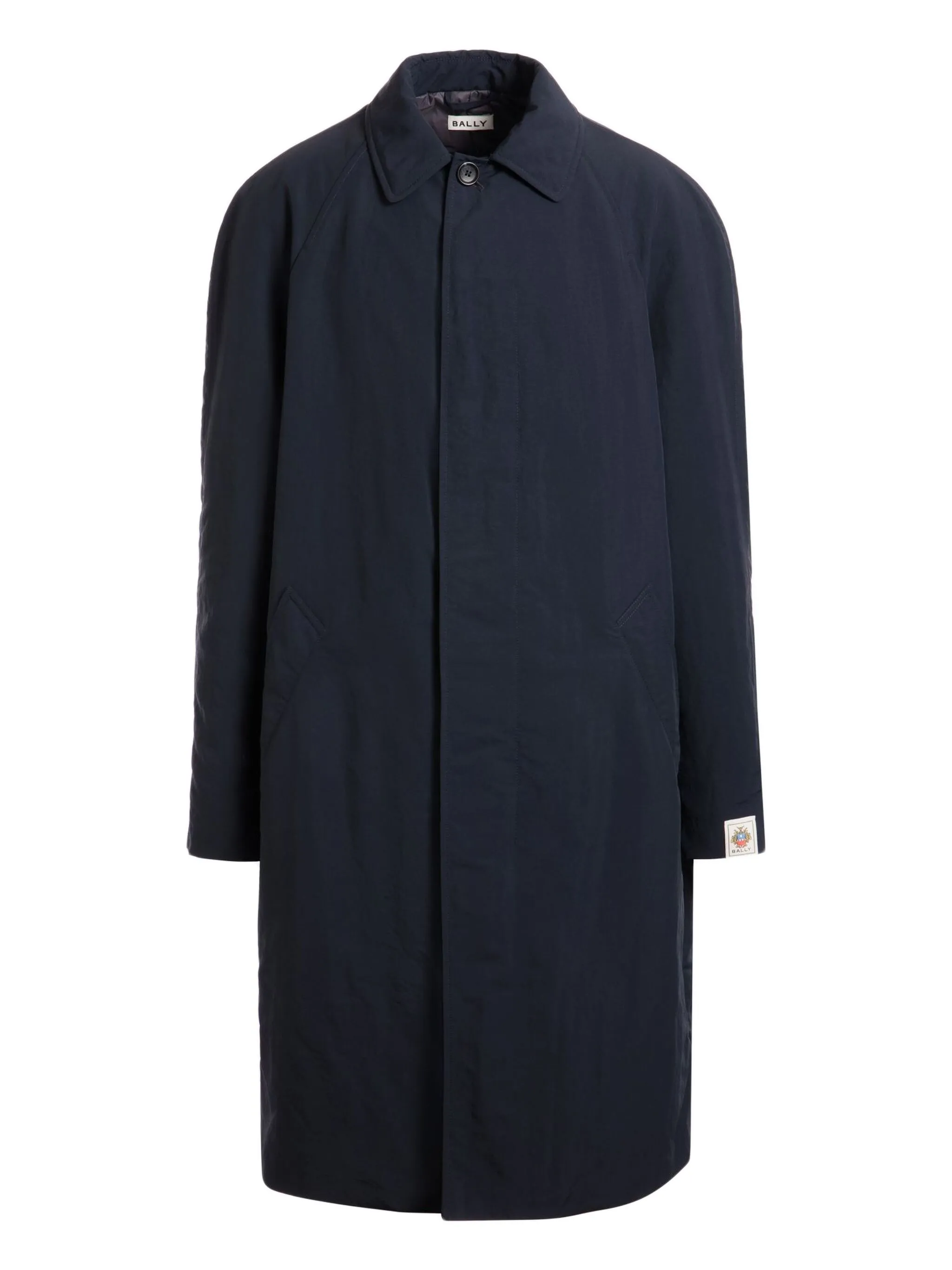 

Однобортное пальто на пуговицах Bally, синий