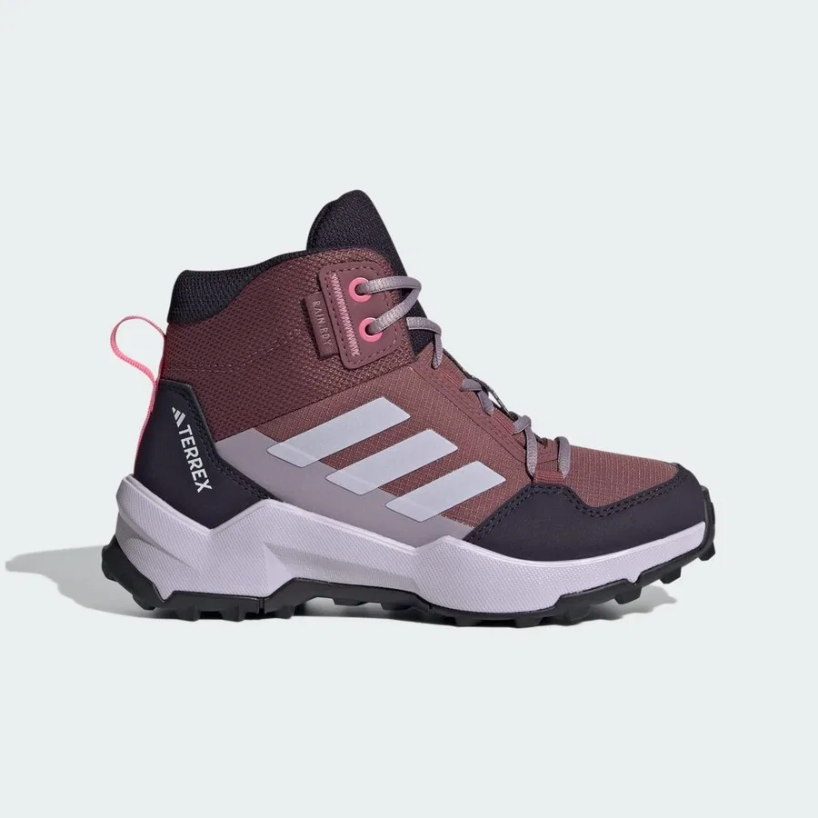 Ботинки для мальчика с защитой от разрывов TERREX AX4R R.RDY MID K adidas, Бордовый