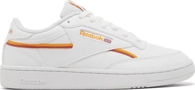 Лимитированные кроссовки club c 85 vegan 'white collegiate gold' Reebok, белый - фото