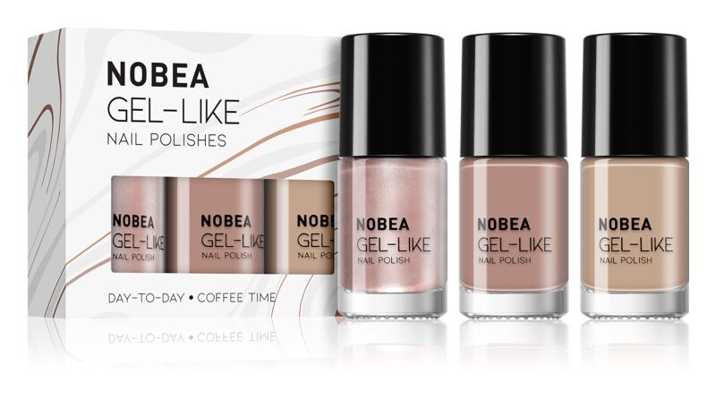 

Набор лаков для ногтей Coffee Time NOBEA Day-to-Day