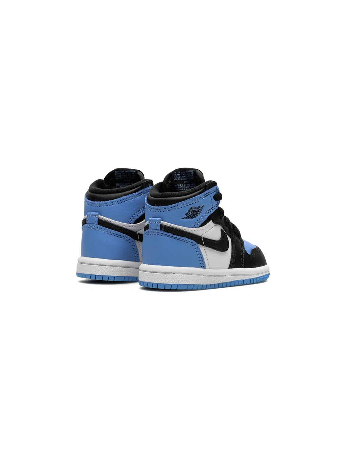 Jordan Кроссовки Retro High OG UNC Toe черные — фото 2