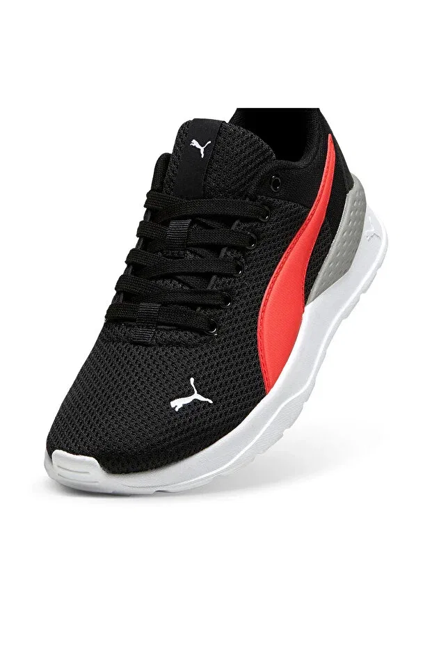 Детские кроссовки для девочек с принтом Anzarun Lite Jr Puma, Black — фото 3
