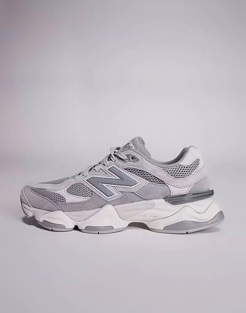 Кроссовки New Balance 9060 унисекс серого цвета — фото 2