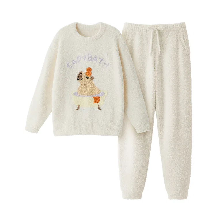 Пижамный комплект детский BANANA IN, Milk White
