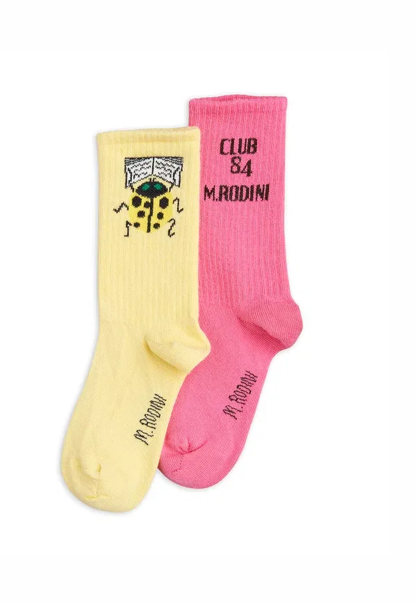 Носки 2 пары хлопковые Ladybird Mini Rodini, Multi, мультиколор