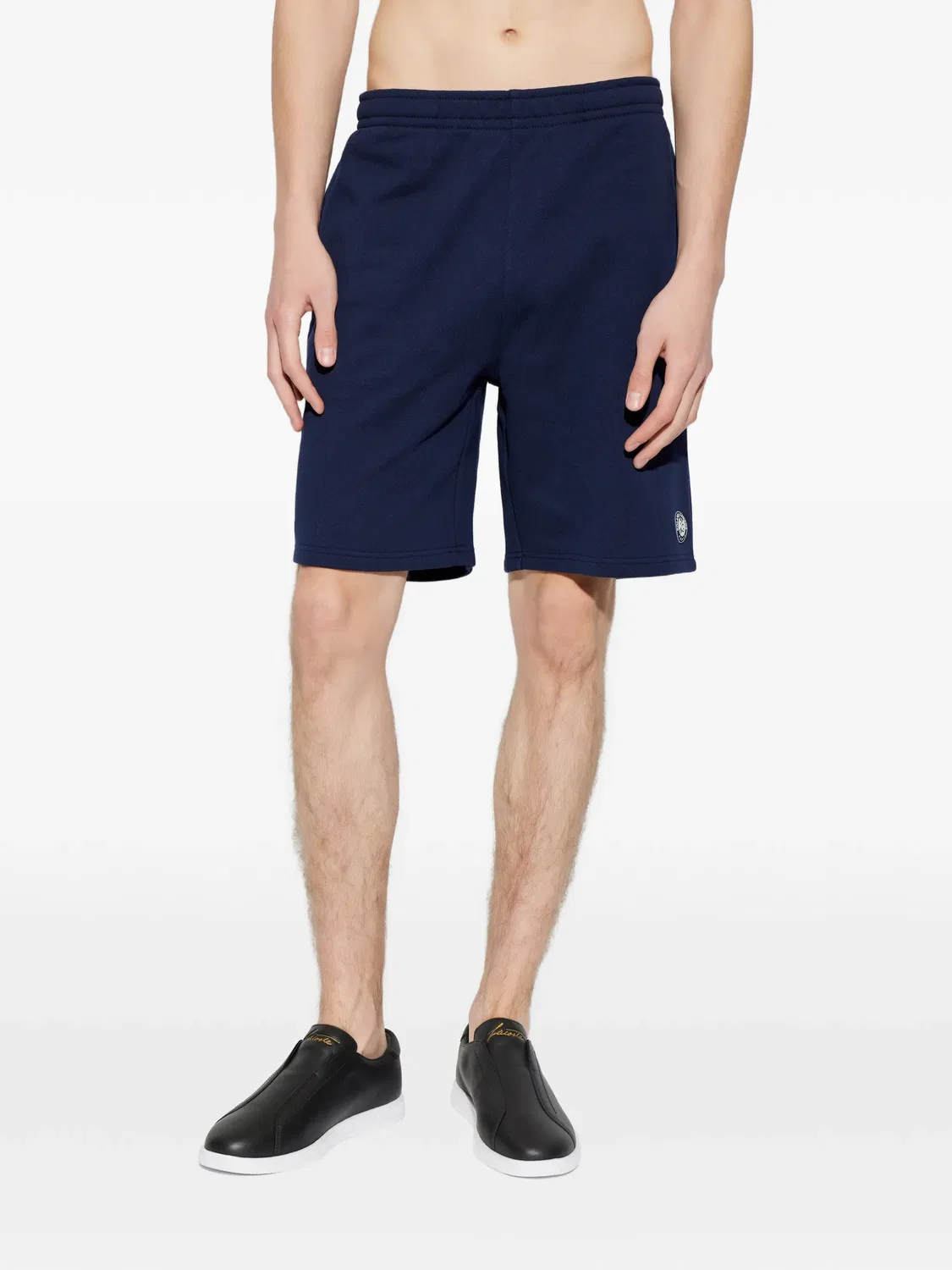 Шорты с нашивкой-логотипом из коллаборации с Roland Garros Lacoste, синий — фото 3