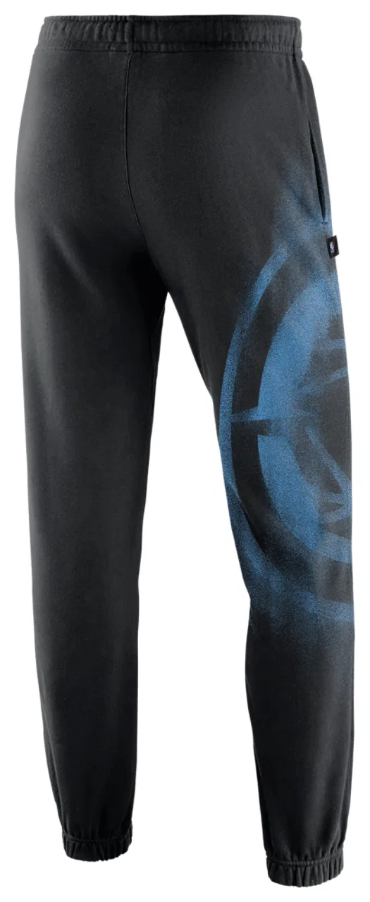 Мужские брюки утепленные Nike Clippers Basketball Icon Pants, белый/черный — фото 2