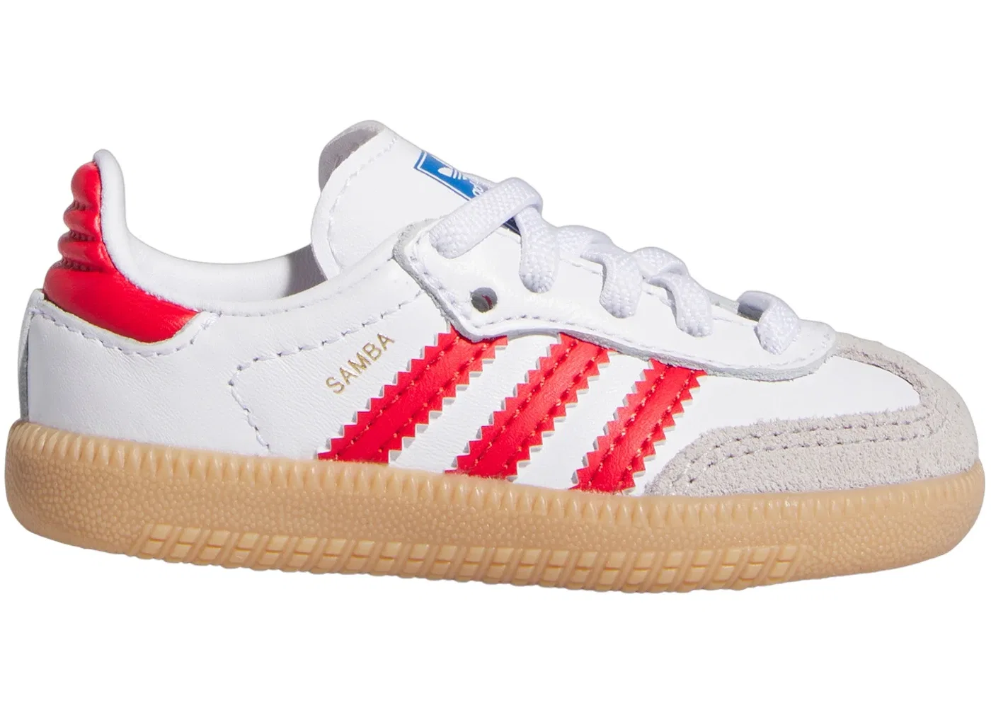 Детские кроссовки с длинным рукавом Adidas Samba OG, Cloud White/Collegiate Red/Gum