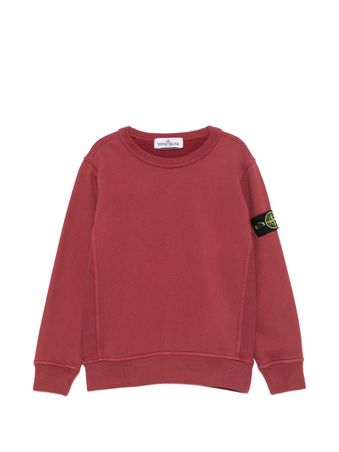 Stone Island Свитшот хлопковый красный