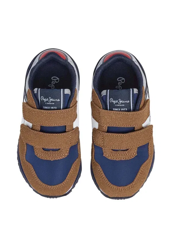 Кроссовки с застежкой-липучкой Baby shoes Pepe Jeans, toffee brown, коричневый — фото 3
