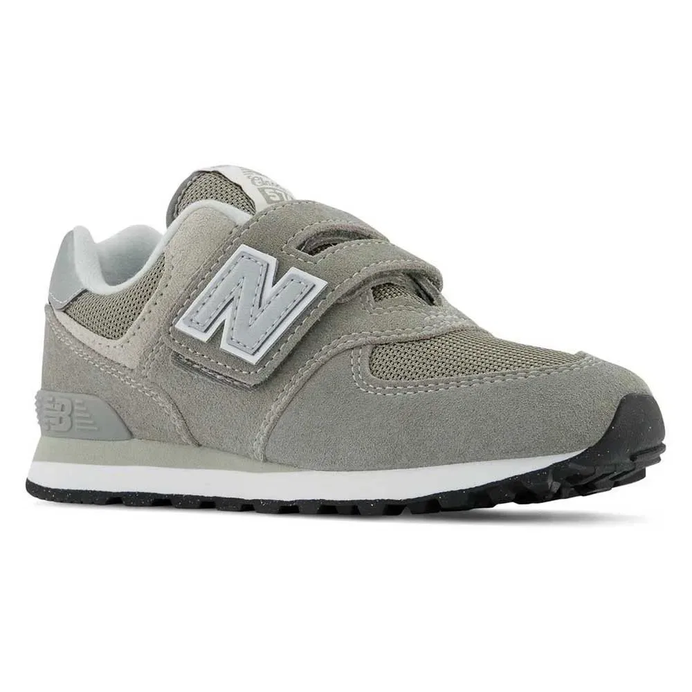 Кроссовки New Balance 574 Core Hook & Loop, серый — фото 4