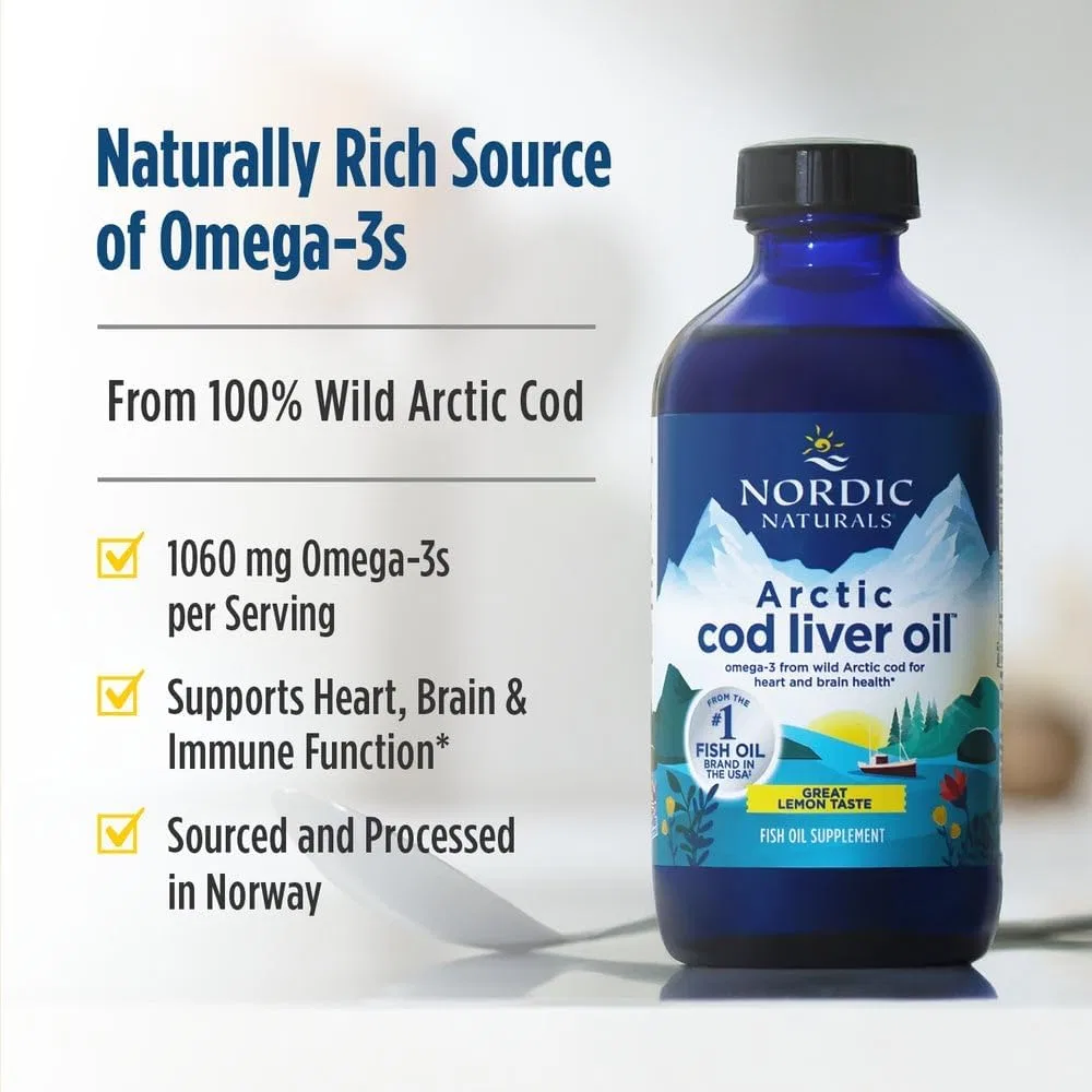 Масло для тела Arctic Cod Liver Oil, Nordic Naturals, 237 мл, Lemon — фото 3