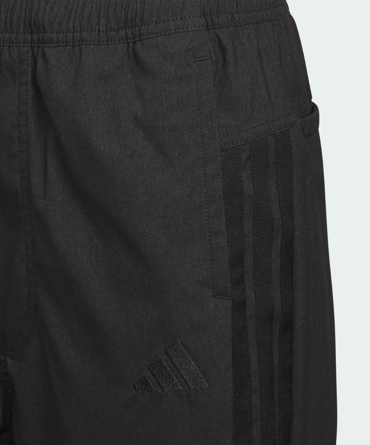 Детские спортивные штаны из утка с принтом K DEN LS TP Adidas, Black — фото 3