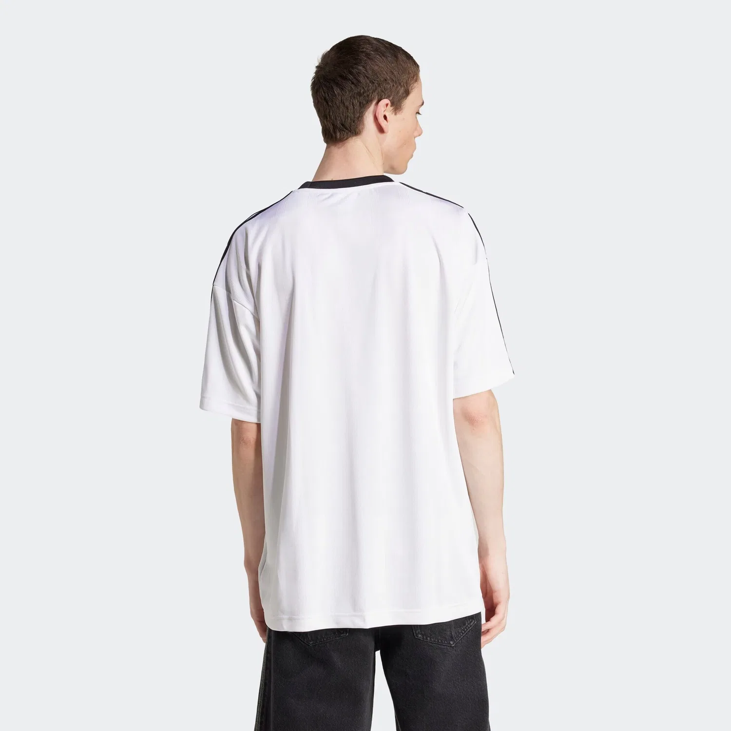 Мужская футболка с принтом Adidas Originals, White/Black — фото 2