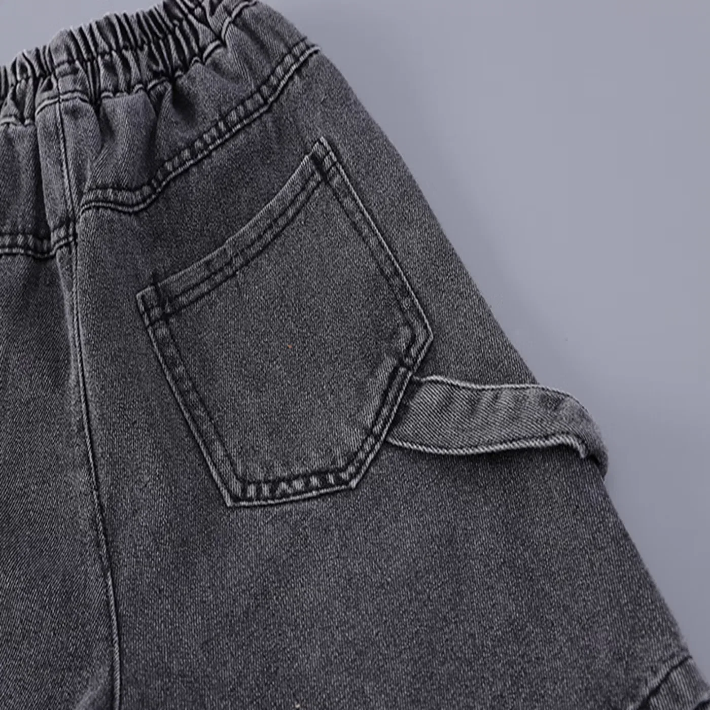 Комплект одежды для мальчиков с коротким рукавом, 2 предмета, Chicpoint, черный — фото 3