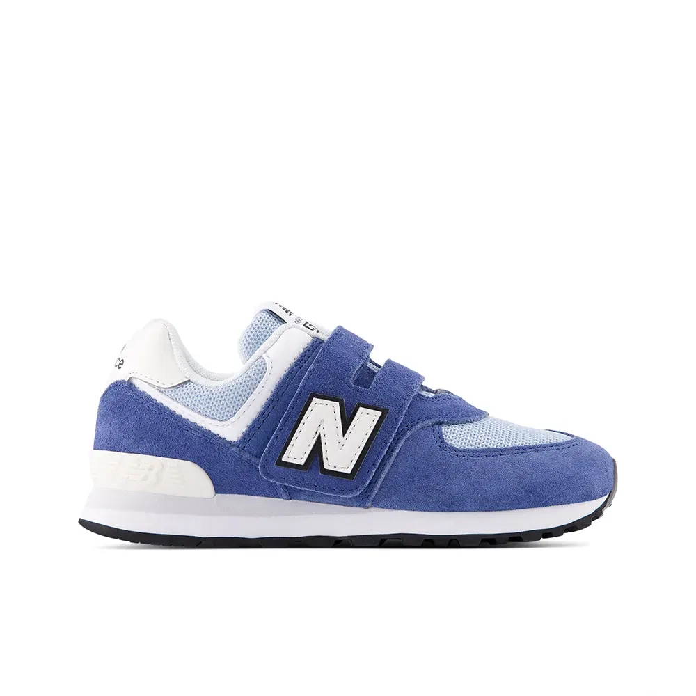 Кроссовки 574 Hook & Loop PS New Balance, синий — фото 2