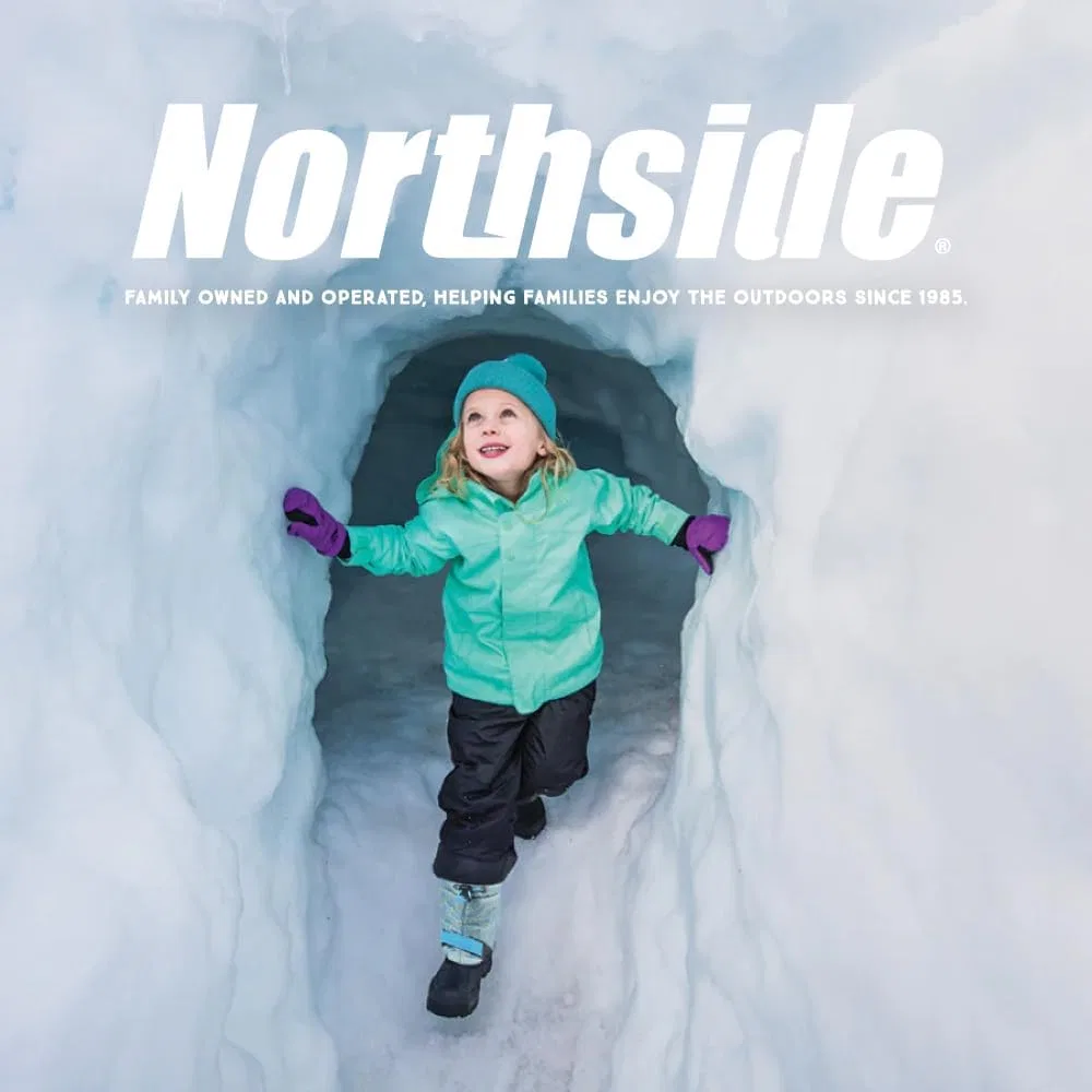Детские зимние снежные ботинки с водонепроницаемым верхом Northside Frosty, Black/Purple — фото 2