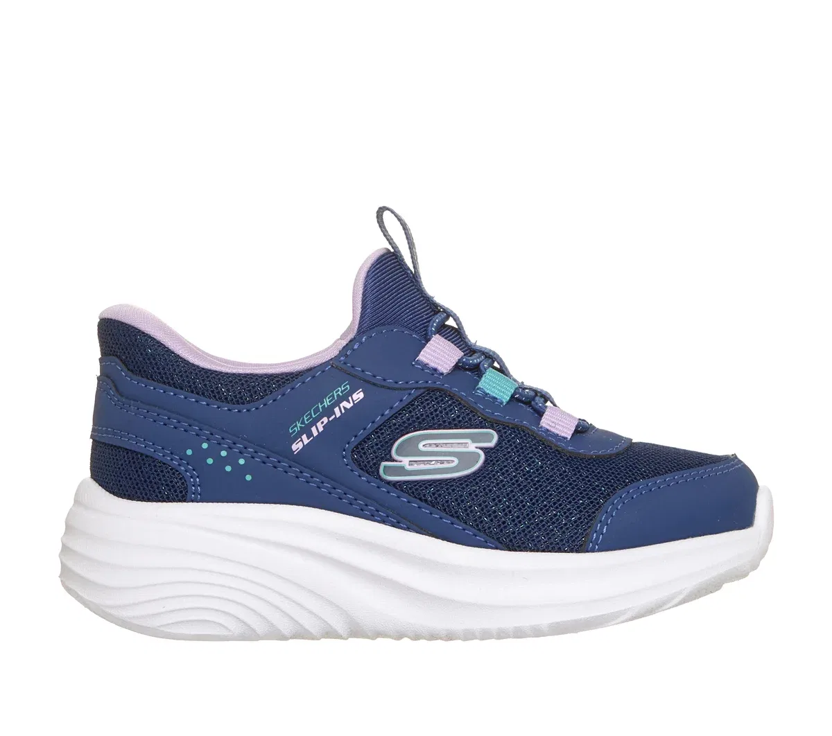 Детские слипоны Bounder Pro - Step One Skechers, тёмно-синий