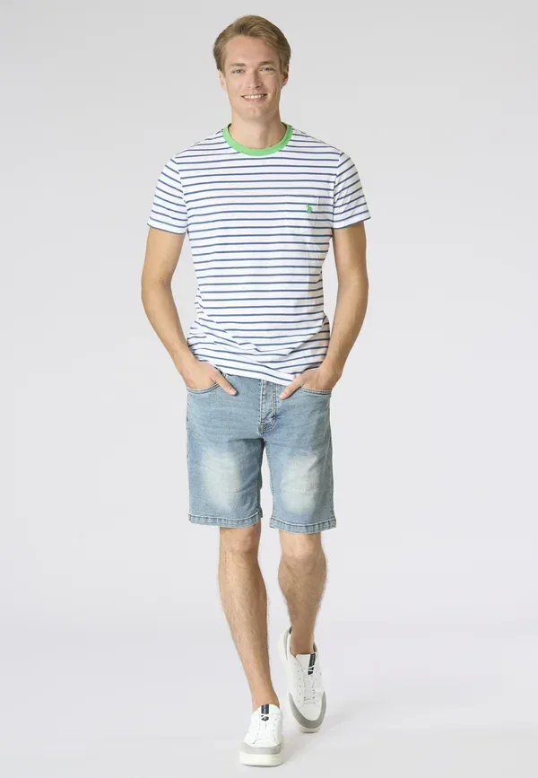 Футболка с коротким рукавом из хлопка Print t-shirt U.S. Polo Assn., мультиколорe — фото 2