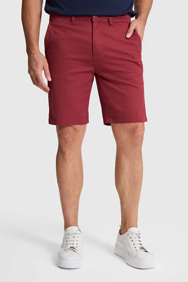 Мужские шорты хлопковые U.S. Polo Assn., Cherry — фото 2