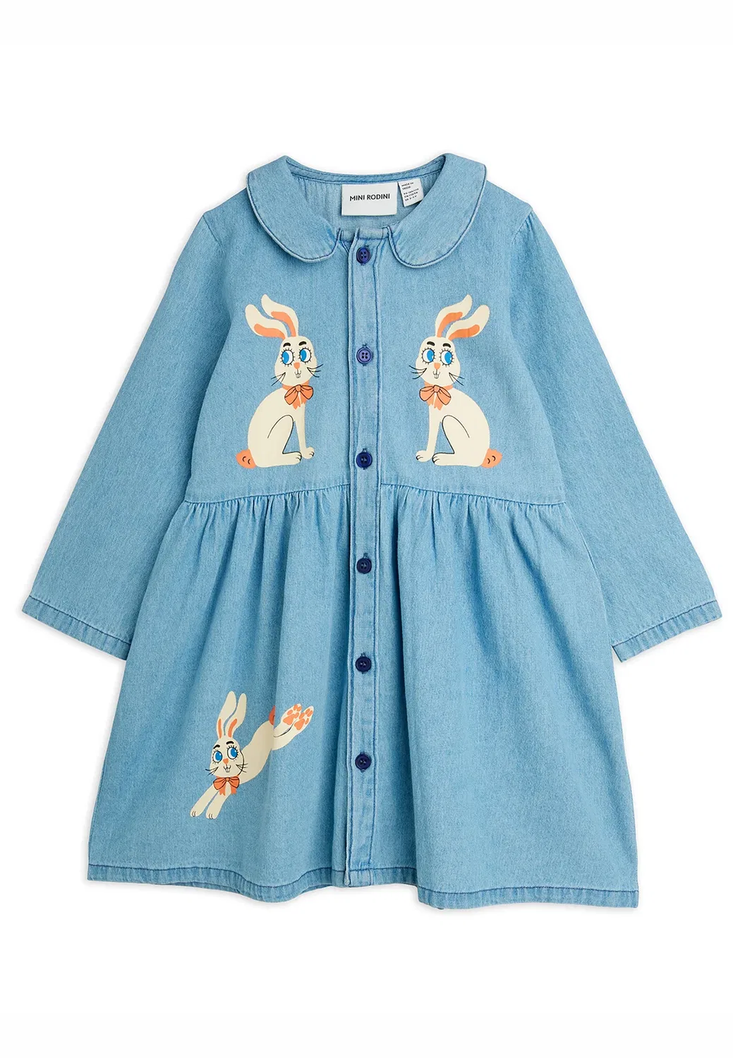 Кролик - повседневное платье Mini Rodini, Blue