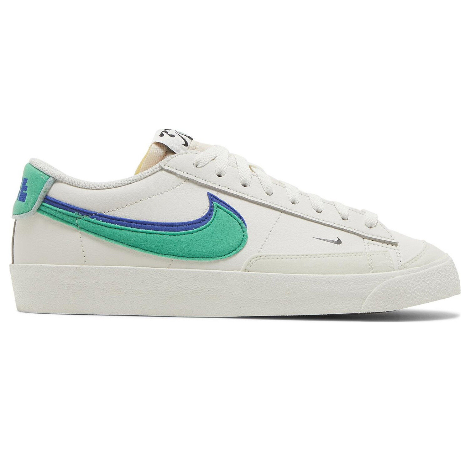 

Кроссовки Nike Blazer Low '77 SE 'Double Swoosh - Phantom Green Royal', Белый