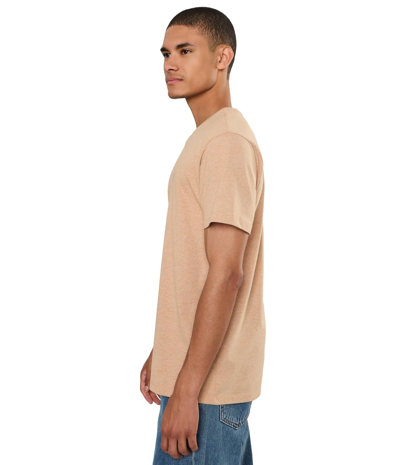 Мужская футболка с принтом Mick U.S. POLO ASSN., Khaki Heather — фото 3
