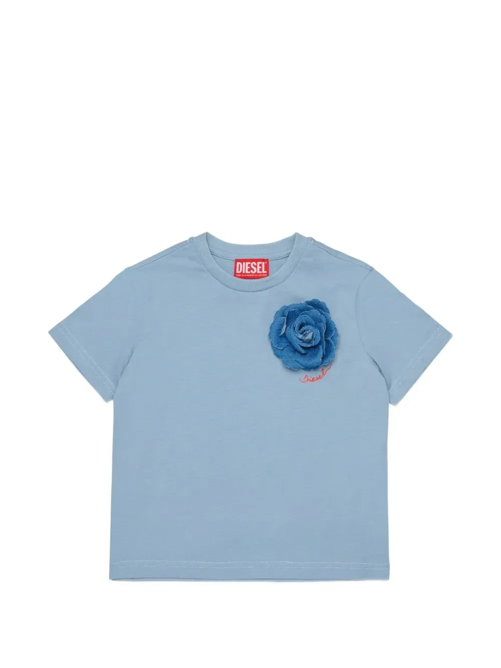 Футболка с аппликацией Diesel Kids, синий