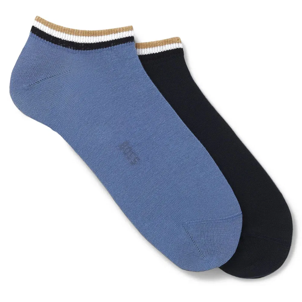 Носки BOSS Uni Stripe 2 пары, синий