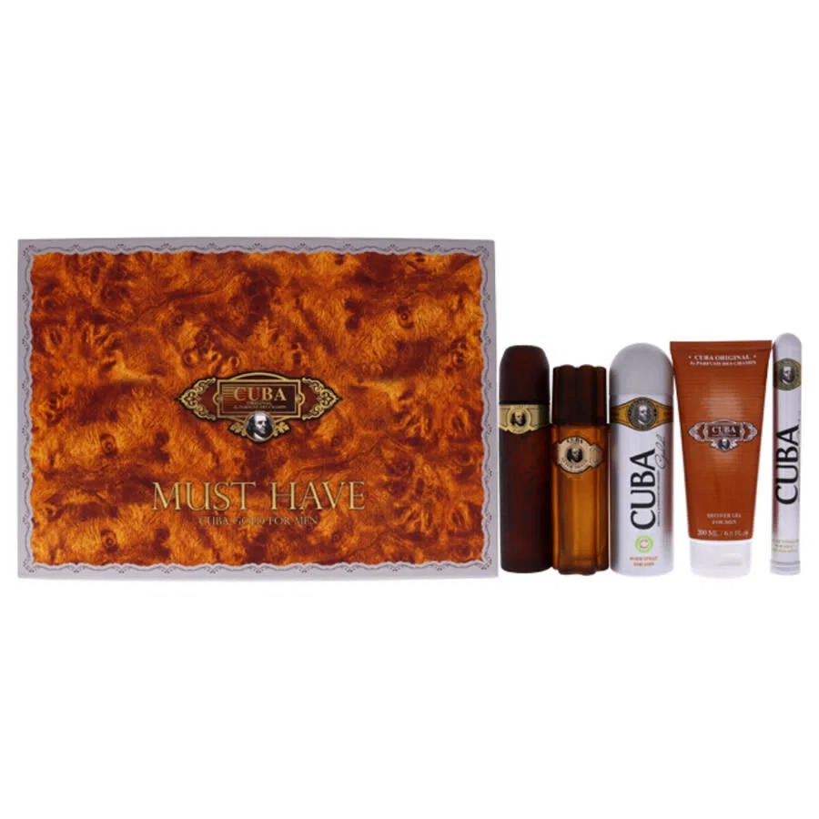 Мужской парфюмерный набор Cuba Gold Must Have Cuba Originals