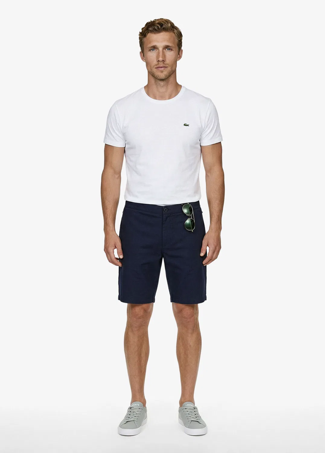 Бермуды Tapered Fit Lacoste, dark blue