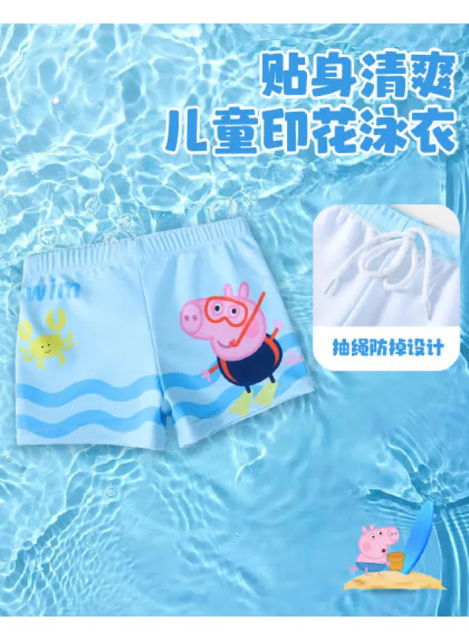 Шорты для плавания дышащие для мальчиков Peppa Pig, синий