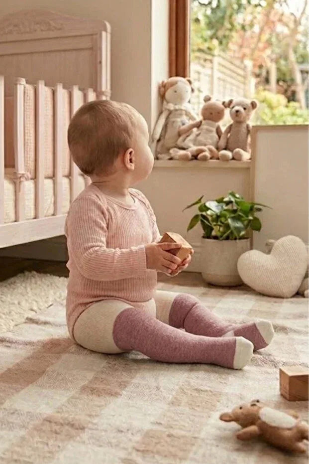 Детские колготки для девочек с рисунком комплект 3 шт Cocole Socks, Multicolor — фото 4