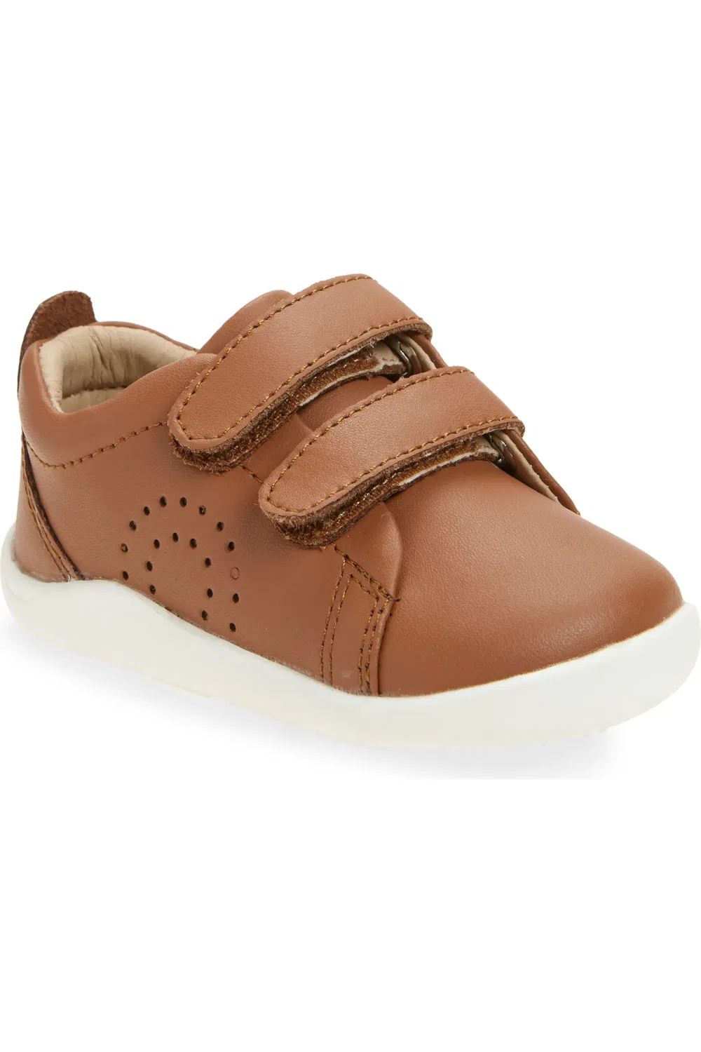 Детские кроссовки дышащие из металлизированной кожи Old Soles, Tan