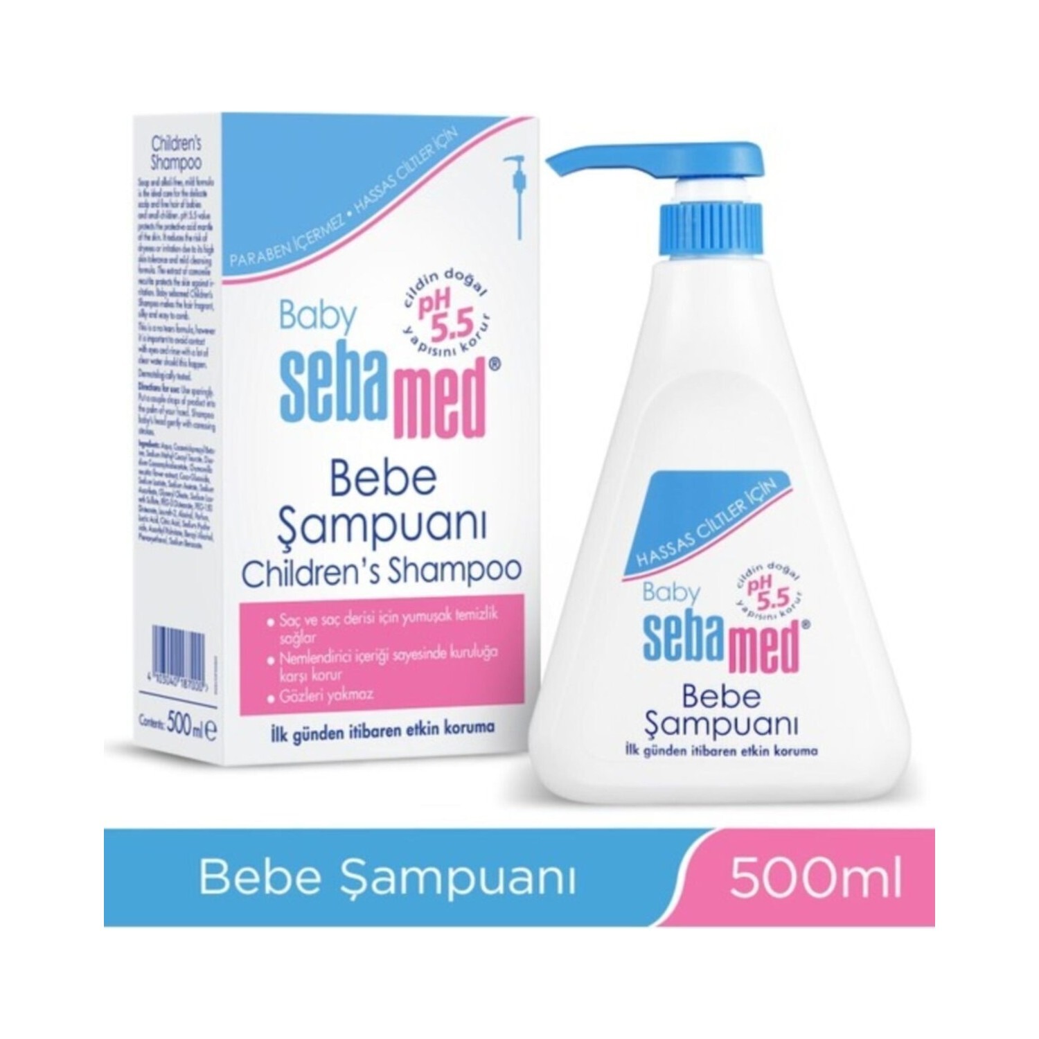 

Детский шампунь Sebamed, 500 мл