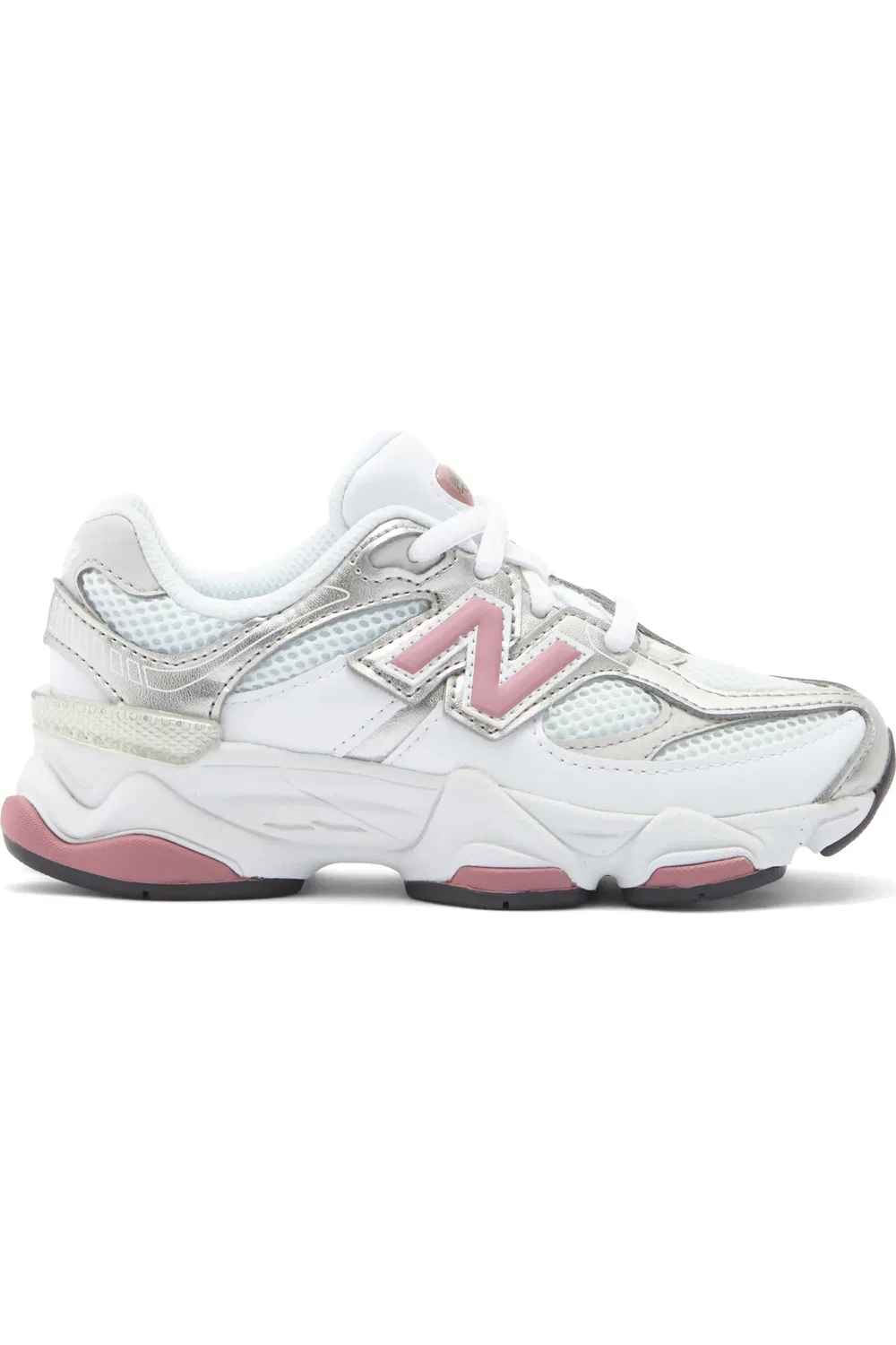 Детские кроссовки на шнуровке 9060 New Balance, Nb 103 White/Rosewood — фото 3