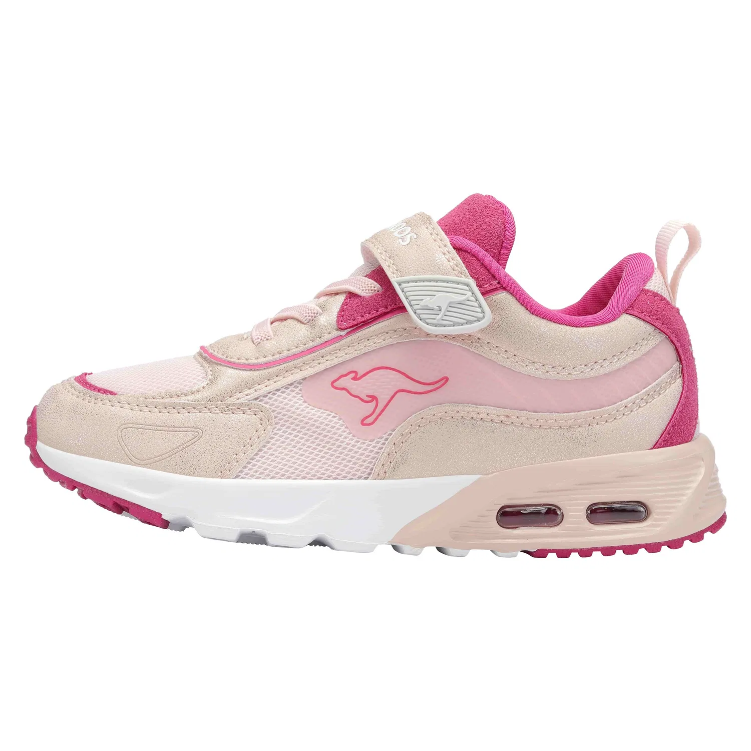 Детские кроссовки на липучке KX-LUFT EV KangaROOS, Frost Pink/Daisy Pink — фото 2
