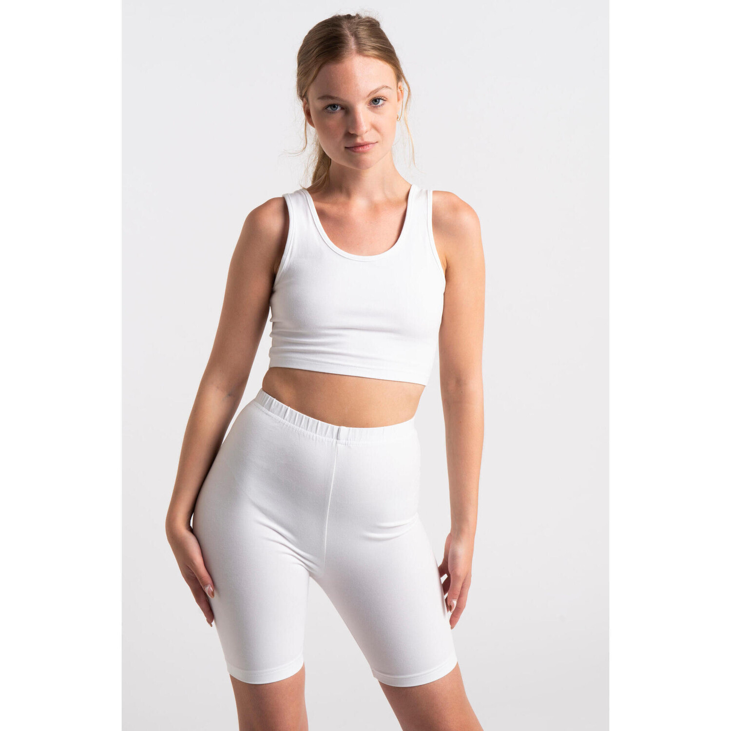 

Body Crop Top Tank Fitness - Женщины - Белый AESTHETIC WOLF, белый
