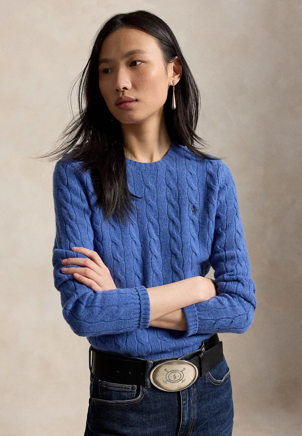 Джемпер с длинным рукавом «Джулианна» Polo Ralph Lauren, Nimes Blue Heather